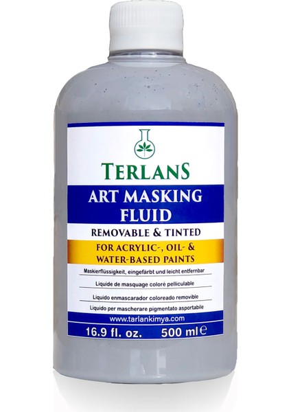 Terlans Maskeleme Jeli Porselen Boyama 500 Ml Art Masking Fluid