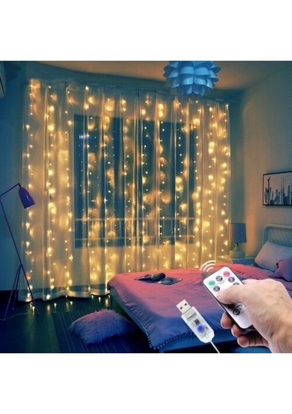 Uzaktan Kumandalı Peri LED Perde modelleri
