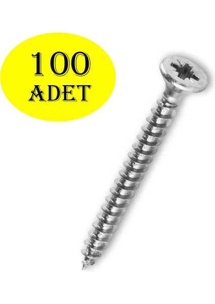 4 x 25 Sunta Vidası 100 Adet