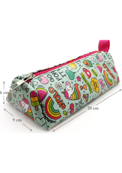 Kalem Kutusu Üçgen Unicorn Vegan Jumbo Kalemlik modelleri