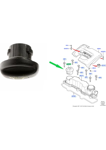 Ford C-Max Motor Yağ Kapağı 1.6 Tdci 2003--2011