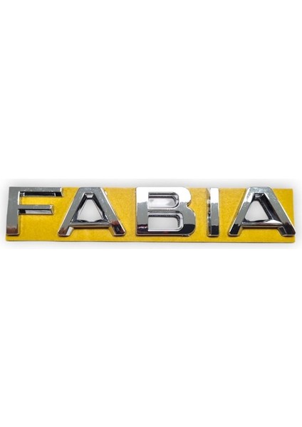 Skoda Fabia 3 2015-2021 Arka Bagaj Kapağı Fabıa Model Yazısı 5J6853687AA