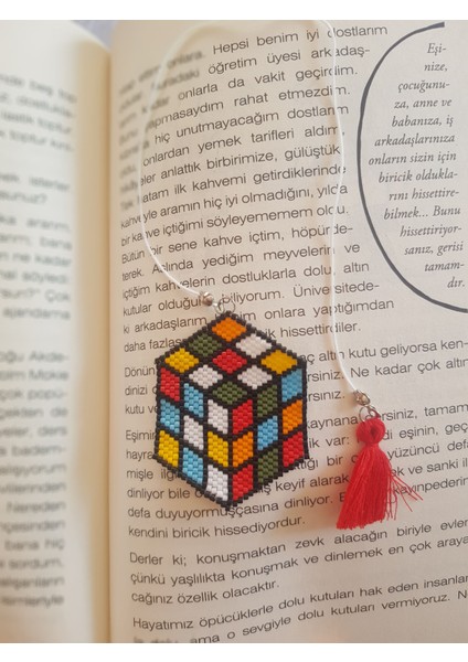 Miyuki El Yapımı Zeka Küpü Rubik Küp Kitap Ayracı