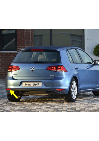 Vw Volkswagen Golf 7 Mk7 2013-2017 Arka Tampon Sol Alt Köşe Reflektörü Yansıtıcı Kedi Gözü 5G0945105 modelleri