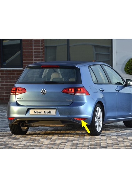 Vw Volkswagen Golf 7 Mk7 2013-2017 Arka Tampon Sağ Alt Köşe Reflektörü Yansıtıcı Kedi Gözü 5G0945106