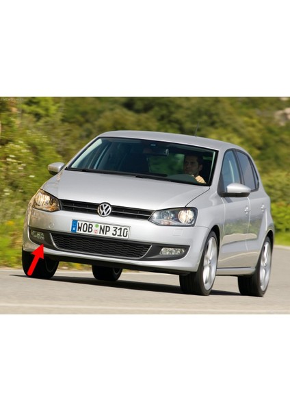 Vw Volkswagen Polo 2010-2014 Ön Tampon Sağ Sis Farı Çerçevesi Kapağı 6R0853666D