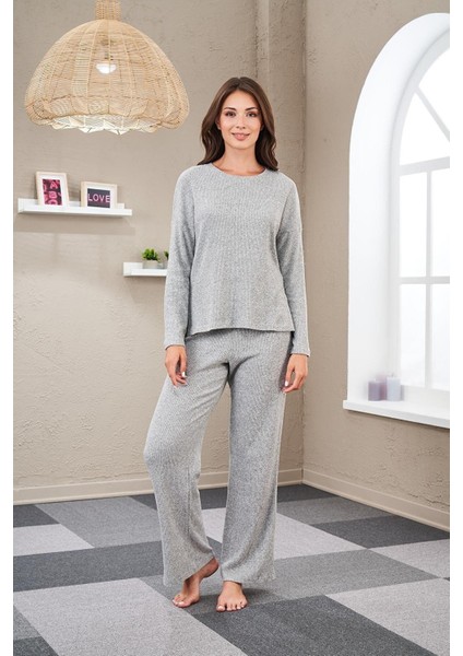 Kadın Uzun Kollu Pijama Takımı 23555