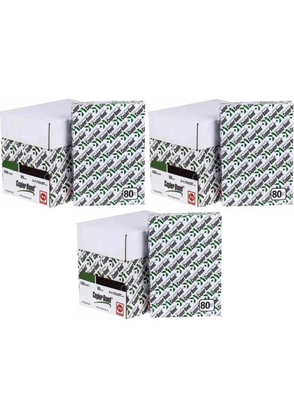 Copier Bond (Ve-Ge) A4 80GR/M2 Fotokopi Kağıdı 7500 Adet (15PK*500)