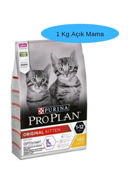 Pro Plan Kitten Yavru Kedi Maması Orjinal Paketten Bölme 1kg