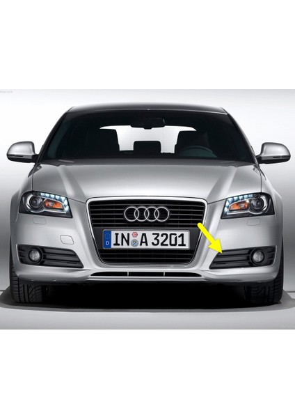 Audi A3 2009-2012 Ön Tampon Sol Sis Çerçevesi Izgarası Kapağı 8P0807681F fiyatları