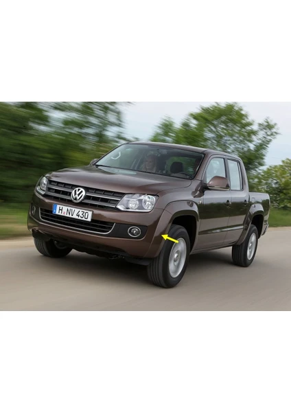 Vw Volkswagen Amarok 2010-2016 Ön Tampon Sol Teker Çamurluk Dodik Kaplaması Ek Parça 2HH853727 2H7853727B