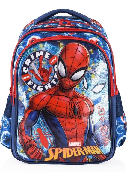 Spıderman Ilkokul Çantası Trıo Crıme Fıghter 6 Lı Set (Çelik Suluklu Set)