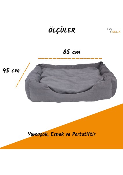 Kedi Yatağı Evcil Hayvan Kedi Minderi Evcil Hayvan Dikdörtgen 65X45 cm Yumuşak Minder fiyatları