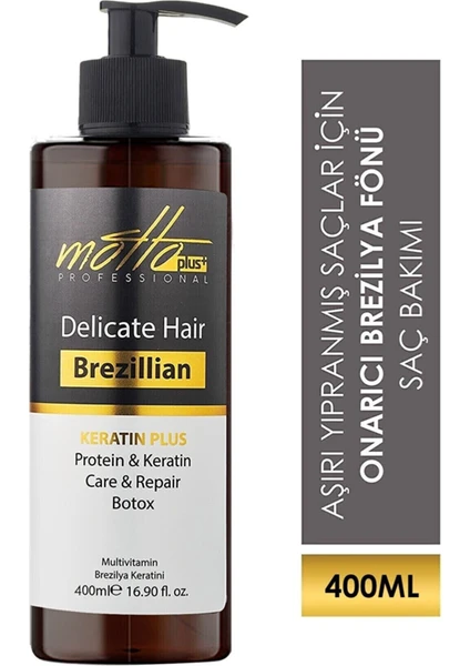 Motto Plus Professional Brezilya Fönü Keratin Bakımı 400 ml