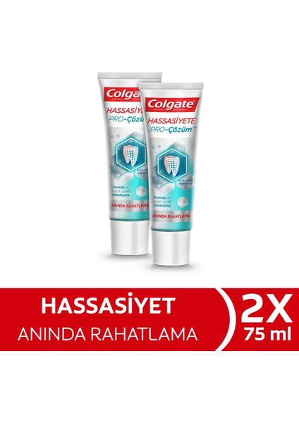 Hassasiyete Pro Çözüm Anında Rahatlama Diş Macunu 75 ml x 2 Adet