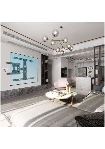 NB P6 LCD LED 40"–80" Vesa Ultra Ince Tv Askı Aparatı TUV Sertifikalı 2023 Versiyon