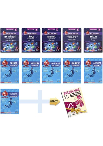 8 Sınıf LGS Metaword ve Mod Serisi (11 Kitap) ve Hocalara Geldik 5 Deneme Hediyeli 2023 Baskı
