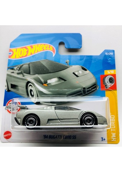 2022 Yeni " 94 Bugatti EB110 Ss Grey 1:64 Ölçek Hot Wheels Marka 5/10