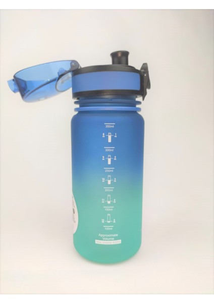 Tritan Su Matarası 350 ml VGN3034-4 Mavi Yeşil