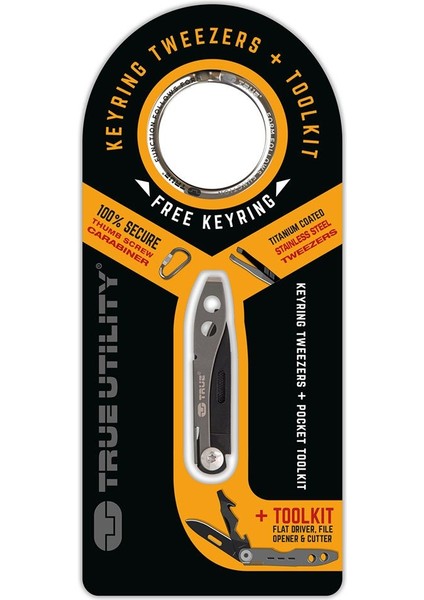 True Utility 584K Tweezer Tool Çakı