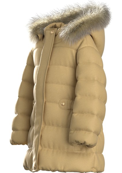 Name It Düz Altın Bebek Yelek Nmfmerethe Jacket2 Glıtter Noos