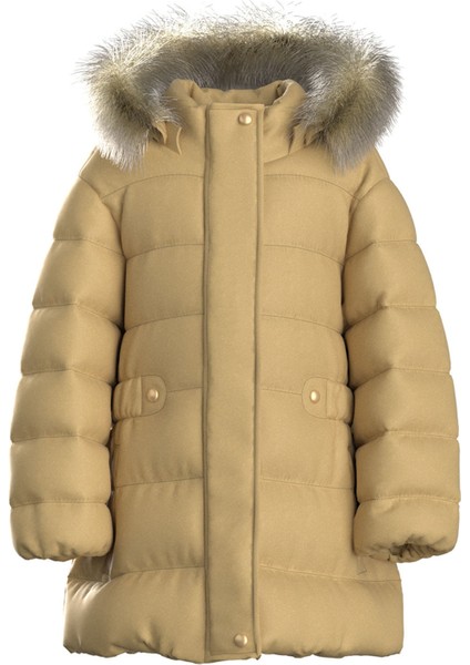 Name It Düz Altın Bebek Yelek Nmfmerethe Jacket2 Glıtter Noos