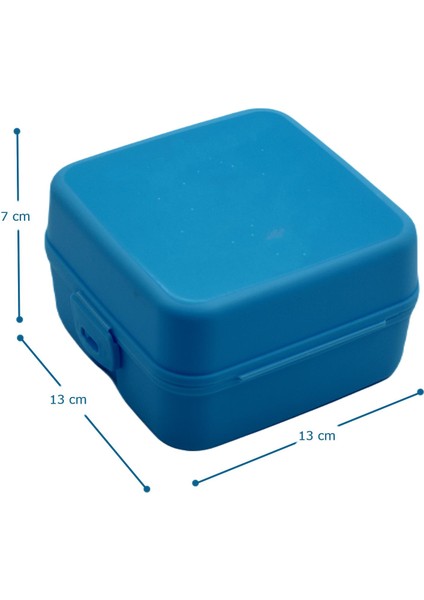 Blue Me Bölmeli Plastik Beslenme Kabı 1 Lt