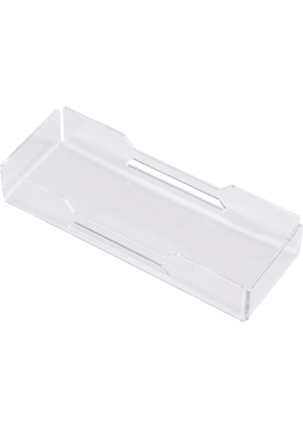 Şeffaf Akrilik 3'lü Kavanoz Altlığı 33X11 cm