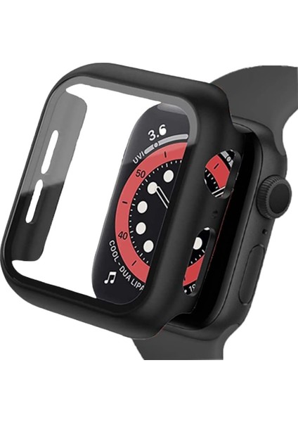 Apple Watch 40MM Sense Kasa ve Ekran Koruyucu Siyah