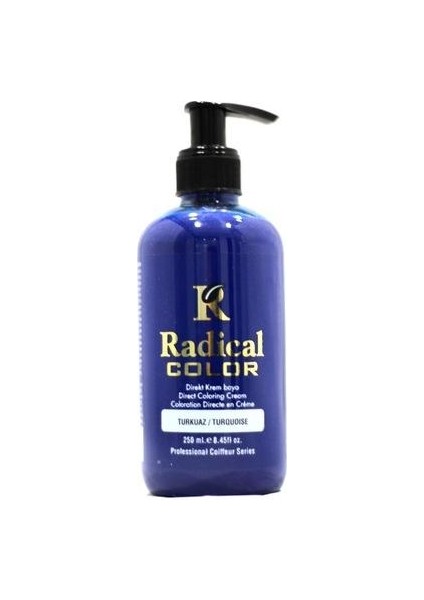 Color Su Bazlı Saç Boyası 250 ml Turkuaz