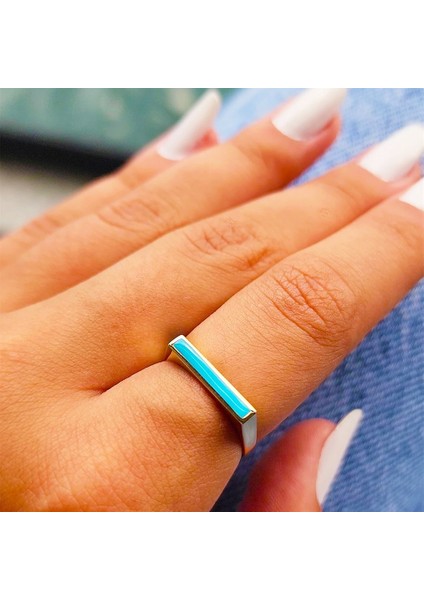 Kalın Çizgi Kişiselleştirilebilir Tasarım-Isim Harf Yazılabilir Gündelik 14 Ayar Altın Eklem Yüzüğü fiyatları