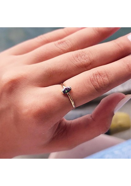 Altın Yüzük - 0,40CT Aleksandrit Tektaş Altın Yüzük-Tektaş Kadın 14 Ayar Altın Yüzük-Hediye Safir 14 Ayar Yüzük fiyatları