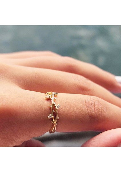 Altın Yüzük - Taşlı Sarmaşık Altınyüzük fiyatları