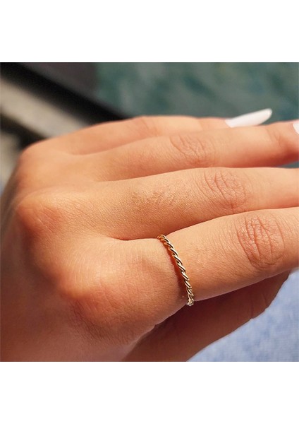 Gümüş Yüzük - Elis Burma Telli Taşsız Evlilik Alyansı-Tasarım Minimal 925 Ayar Gümüş Hediyelik Yüzük indirimleri