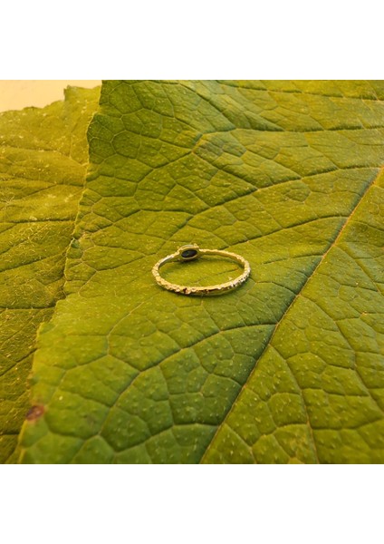 Gümüş Yüzük - 0.35 Karat Firuze Taşlı Eskitme Minimal Tasarım 925 Ayar Gümüş Yüzük - Hediyelik Yüzük fiyatları