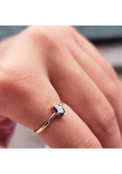 Gümüş Yüzük - 0,40CT Aleksandrit Tektaş Gümüş Yüzük-Tektaş Kadın Gümüş Yüzük-Tasarım Yüzük fırsatları