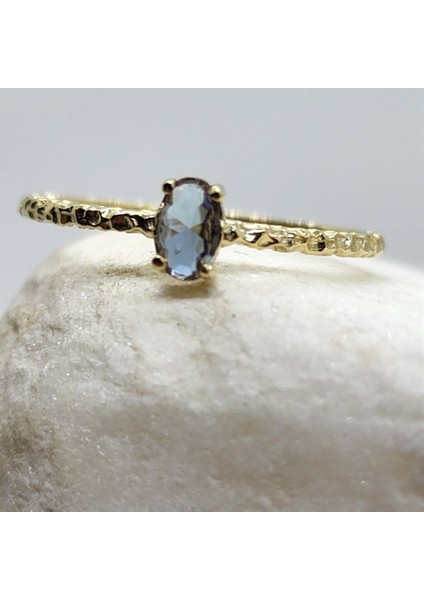 Gümüş Yüzük - Gümüş Yüzük - Mila 030CT Zultanit Tektaş Minimal Tasarım Gümüş Yüzük-Zultanit Hediyelik Tektaş Yüzük fiyatları