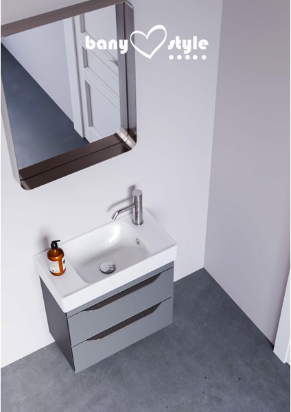 Cerastyle Sharp 60 x 30 Etajer Uyumlu Lavabo