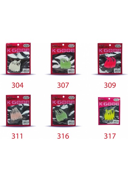 3514 Style Pigme 5cm Aromalı Lrf Silikon Suni Yem 10'lu Paket