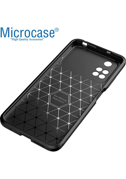 Xiaomi Poco M4 Pro 4g Maxy Serisi Carbon Fiber Silikon Tpu Kılıf - Siyah