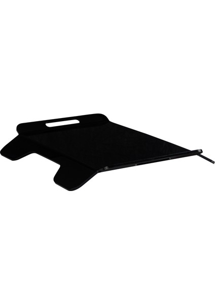 Siyah Akrilik Tepsi, Yemek Masası Yükseltici Stand 33X23 cm 5 mm