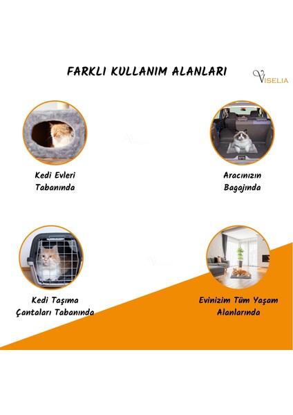 Kedi Yatağı Evcil Hayvan Kedi Minderi 60X40 cm Evcil Hayvan Minder indirimleri