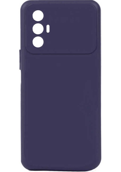 Tecno Spark 8 Pro Kılıf Premier Mat Silikon Renkli Lüx Korumalı Lacivert