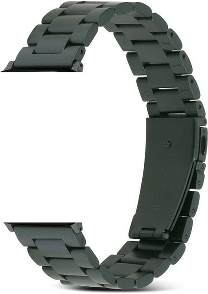 Apple Watch Se 2 2022 40MM Kordon Hasır Metal Örgülü Ayarlanabilir Siyah modelleri