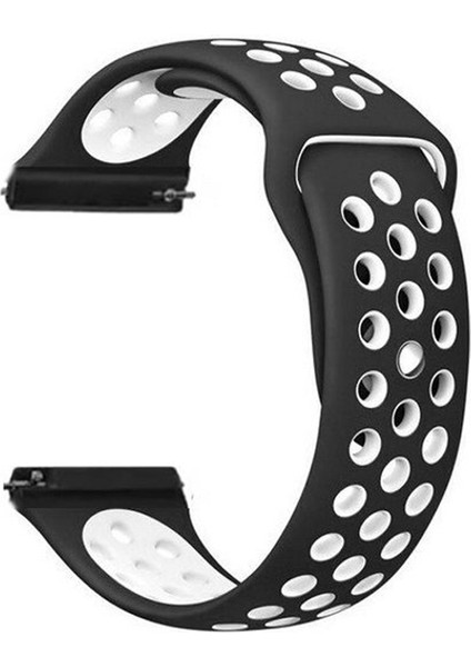Garmin D2 Air X10 Kordon Delikli Çift Renk Silikon Gri Koyu