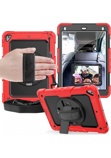 Apple iPad iPad Pro 9.7 Kılıf 360 Korumalı Askılı Standlı Tank Kapak Anka-Azn-Pars
