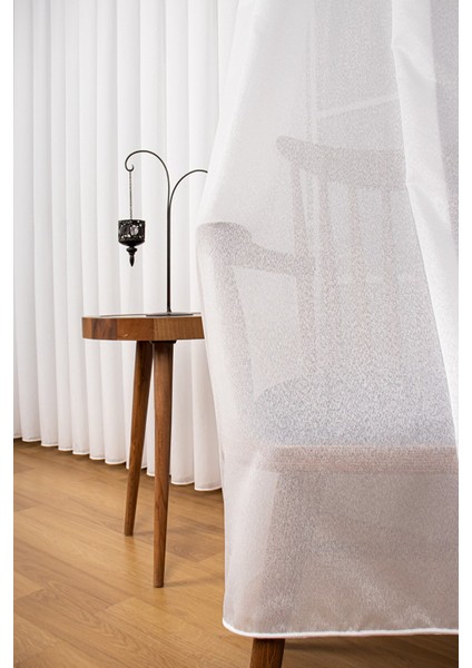 Pileli Tül Perde Yeni Kar Efektli Desen Beyaz Tül indirimleri