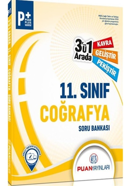 11. Sınıf Coğrafya 3'ü 1 Arada Soru Bankası