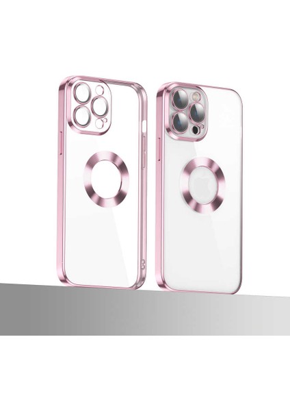 Apple iPhone 13 Pro Kılıf Kamera Korumalı Logo Gösteren Omega Silikon Kapak
