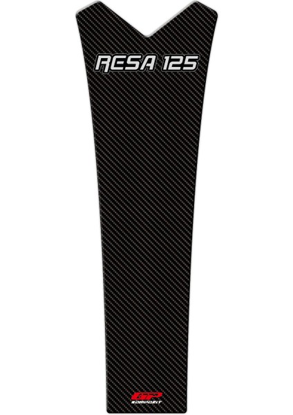 Kanuni Resa 125 2022-2024 Uyumlu Tank Pad Karbon